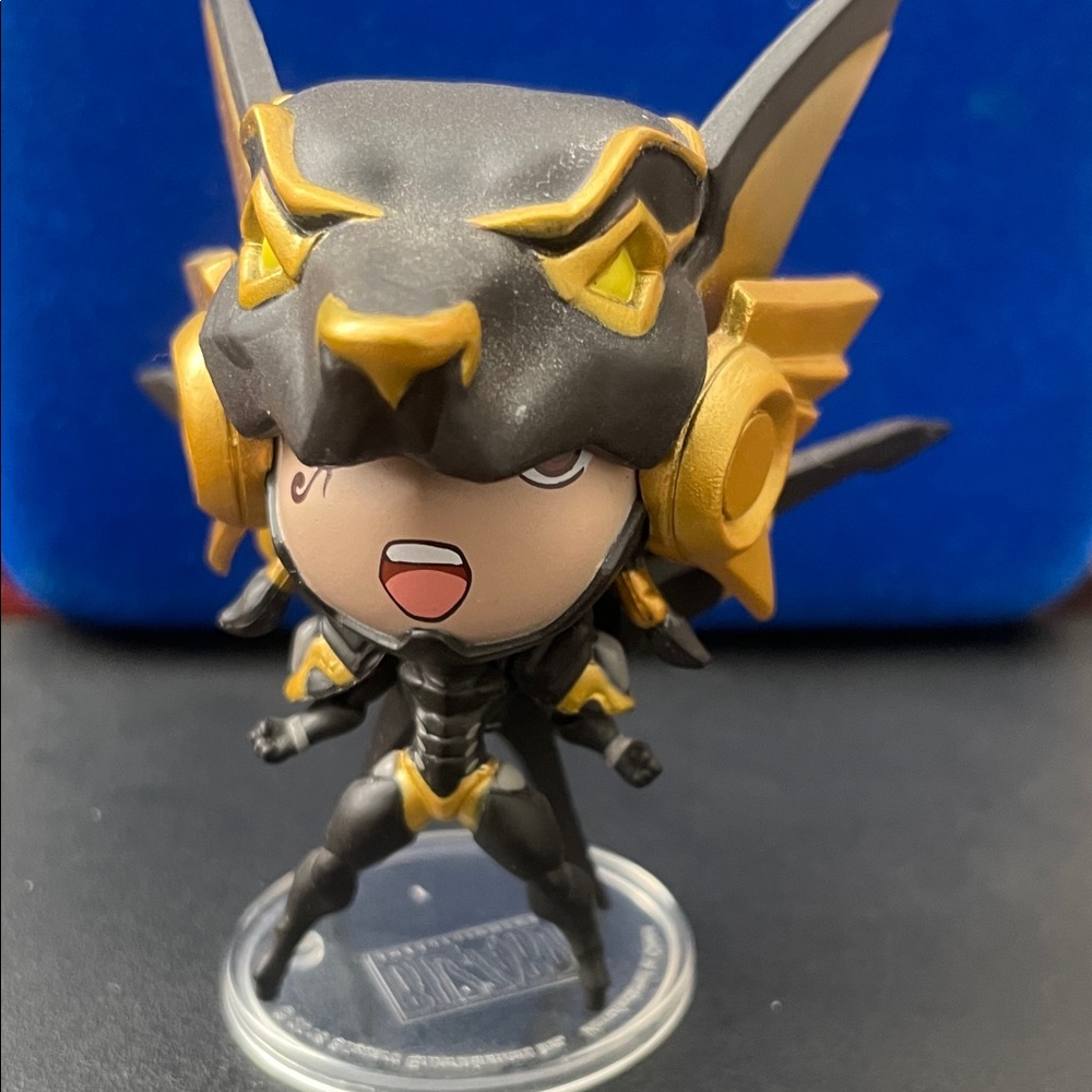 Black and Gold Anime Figure
